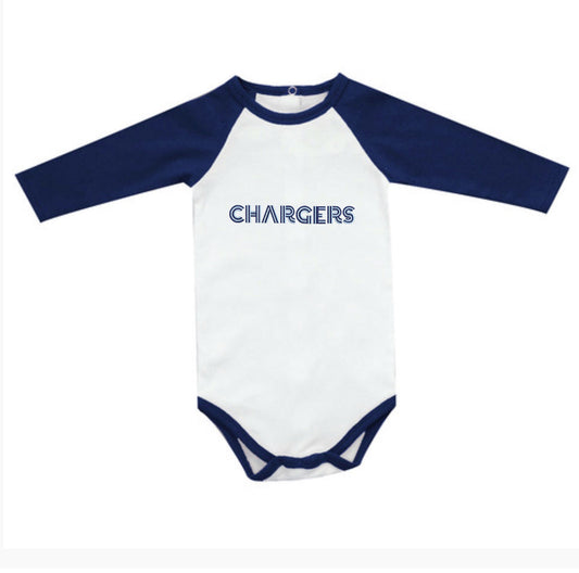 Baby Retro Chargers Onesie