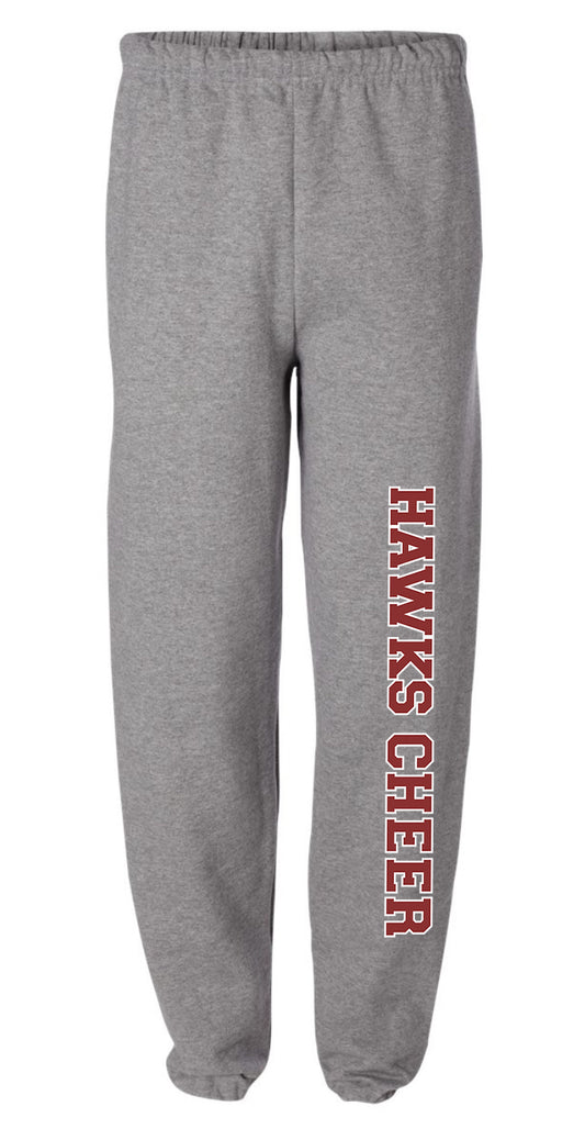 Hawks Cheer Sweatpants Gray