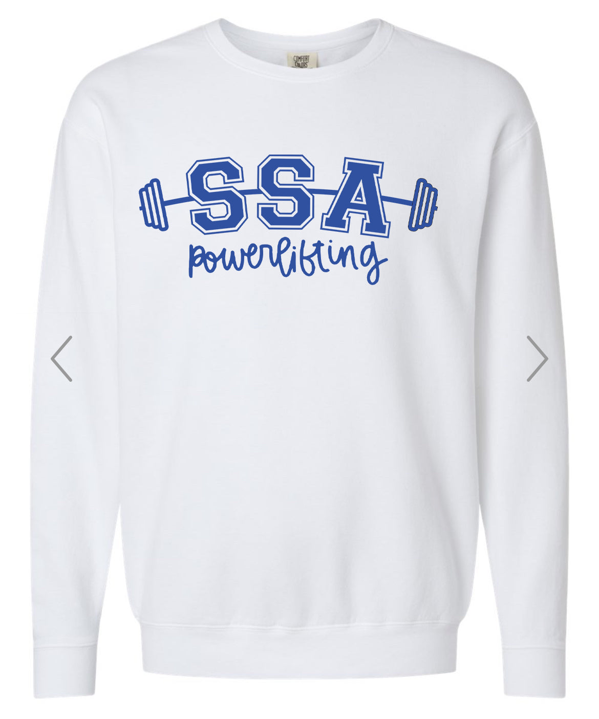 SSA Powerlifting Comfort Colors Sweatshirt