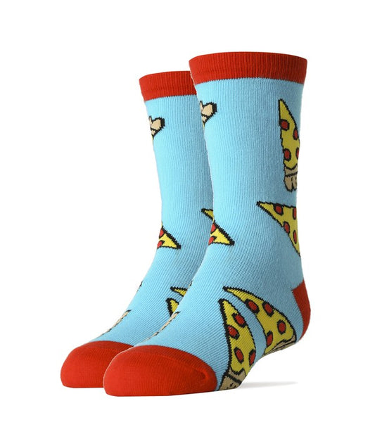 Pizza Party - Kid's Funny Crew Socks