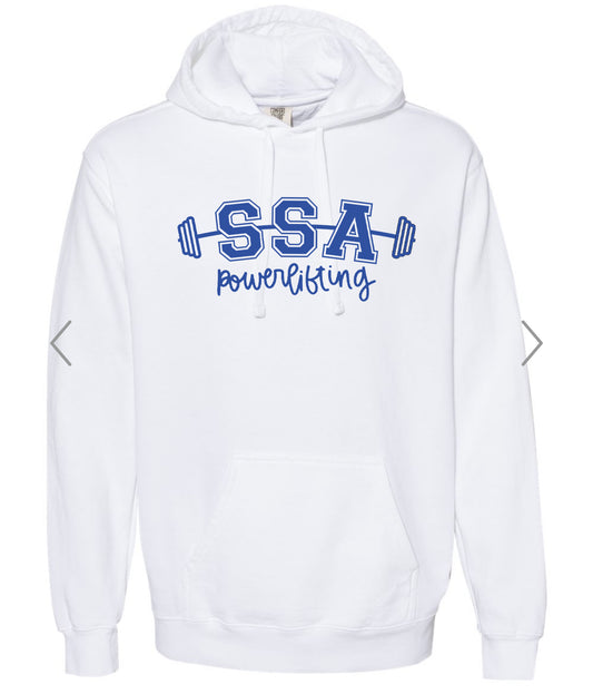 SSA Powerlifting Hooded Comfort Colors Sweatshirt