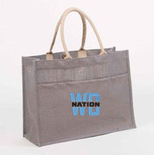 WD Nation Jute Pocket Tote