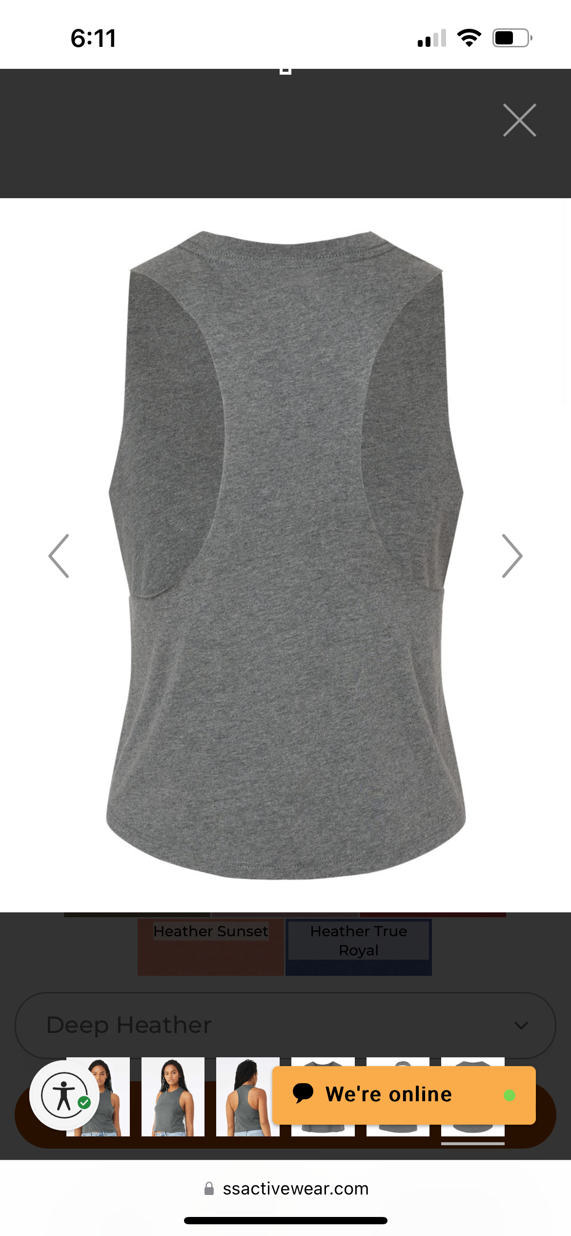 Hawkettes Racerback Tank