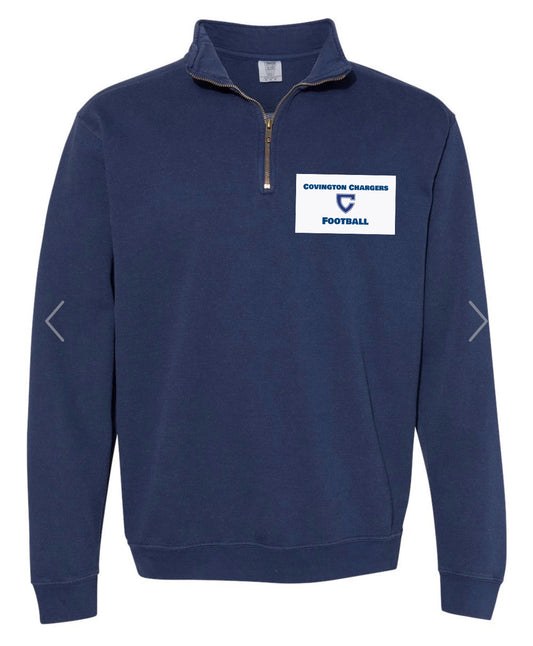 Adult Unisex Comfort Colors - Garment-Dyed Quarter Zip Sweatshirt