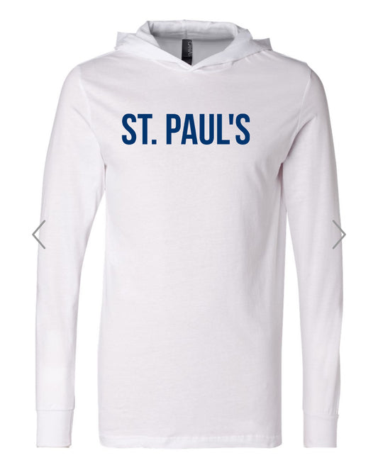 Saint Paul’s Jersey Hooded Long Sleeve Tee