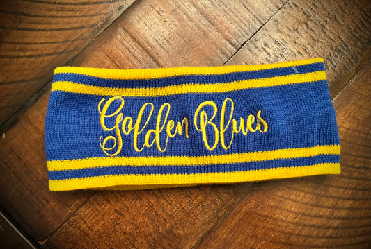Golden Blues Headband