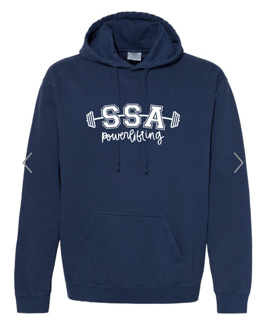 SSA Powerlifting Hooded Comfort Colors Sweatshirt