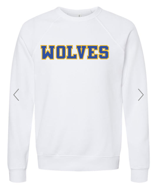 Wolves Raglan Fleece Sweatshirt