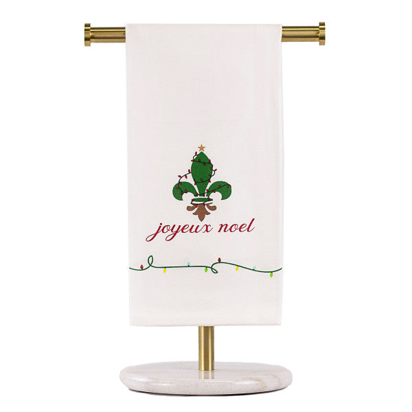 Joyeux Noel Fleur Hand Towel