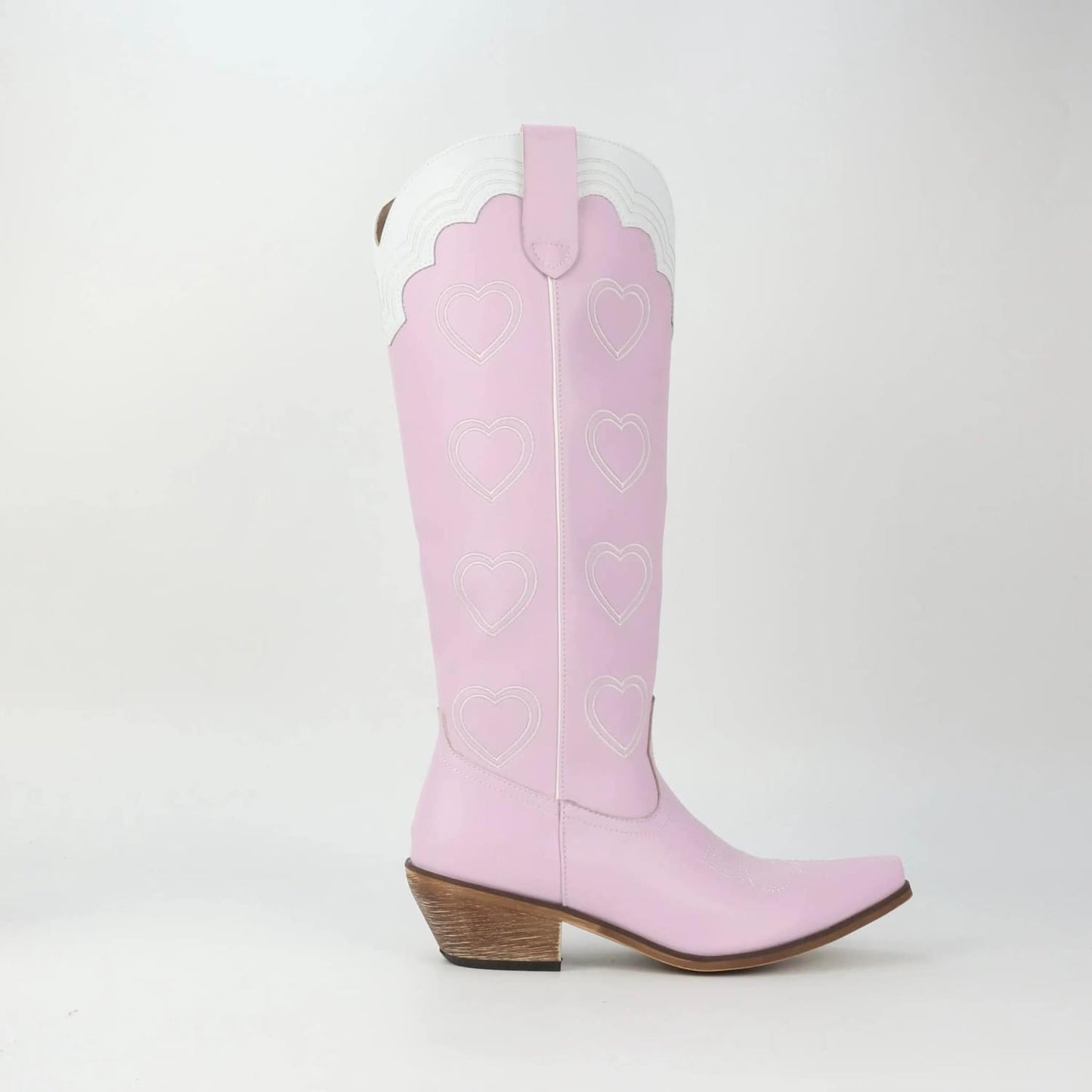 Pink Heart Boots