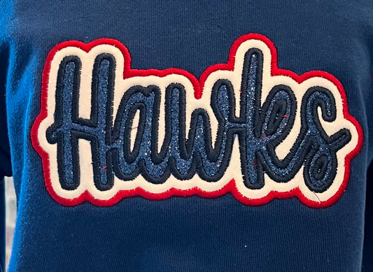 Hannan Hawks Appliqué Sweatshirt