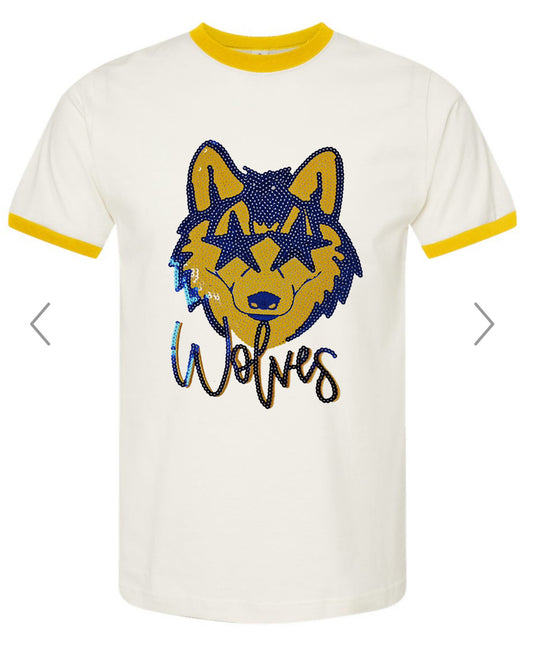 Wolves Sequin Shirt