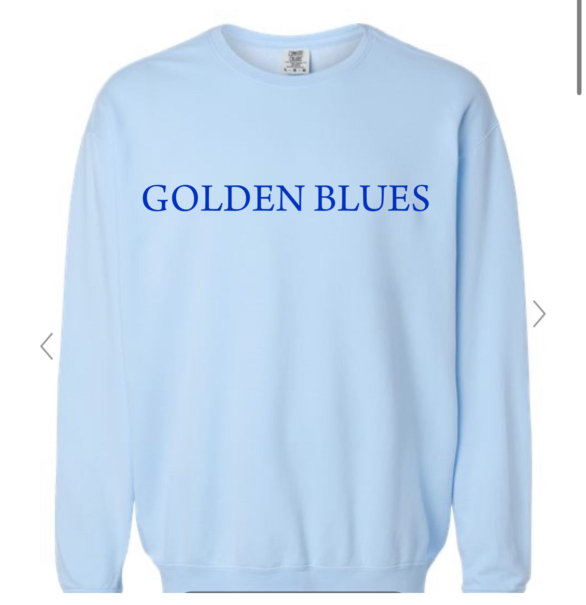 Golden Blues Sweatshirt