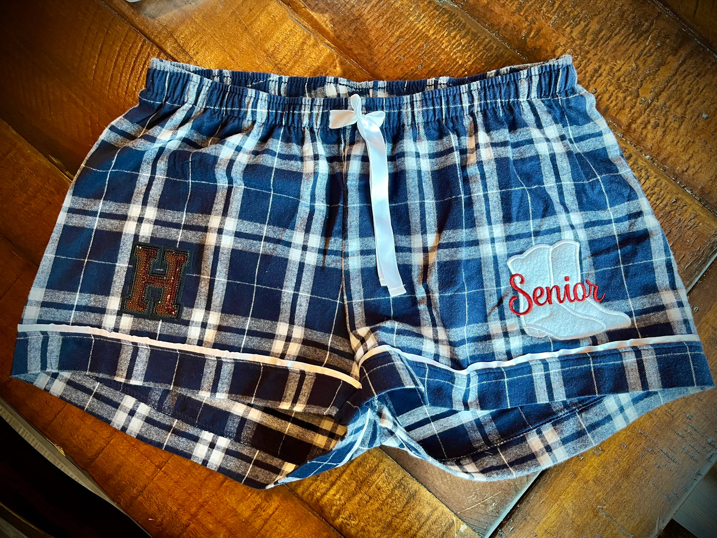 Hawkette Senior Flannel Pajama Shorts