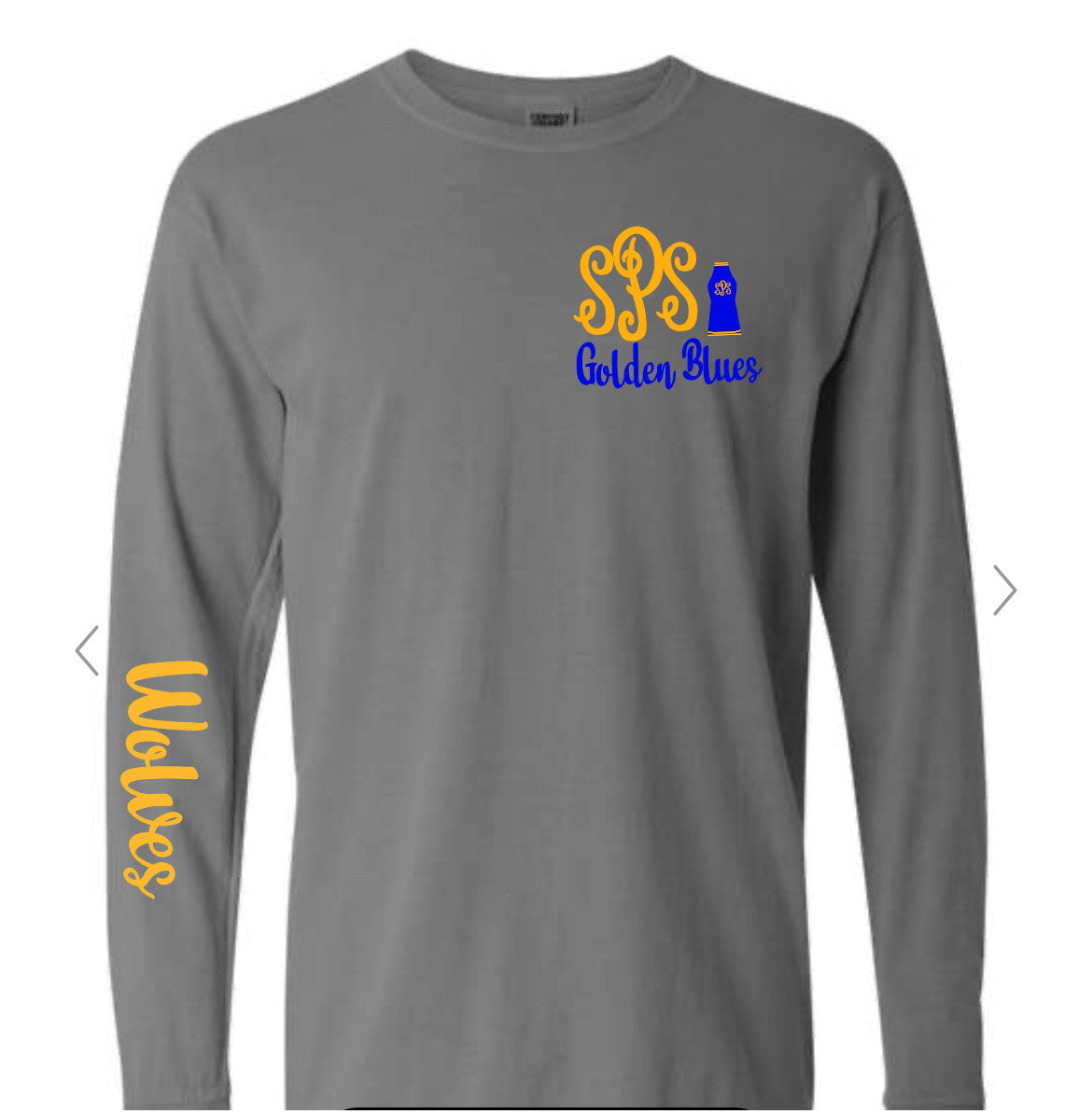 Golden Blues Long Sleeve T-Shirt