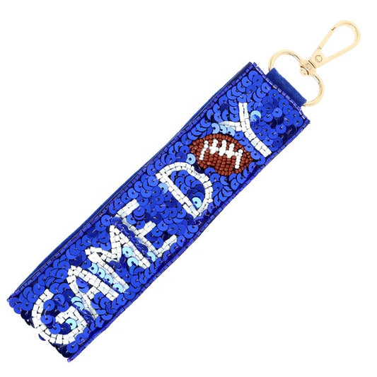 GAME DAY SEED BEADED SEQUIN FOOTBALL