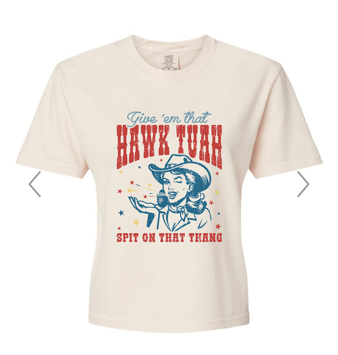 Hawk Tuah Crop T-Shirt