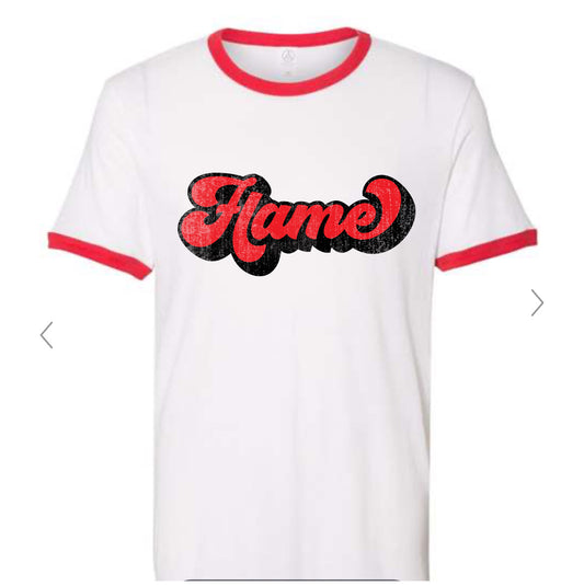 Flame Ringer Tee