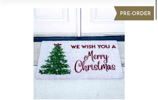 Wish you a Merry Christmas Doormat