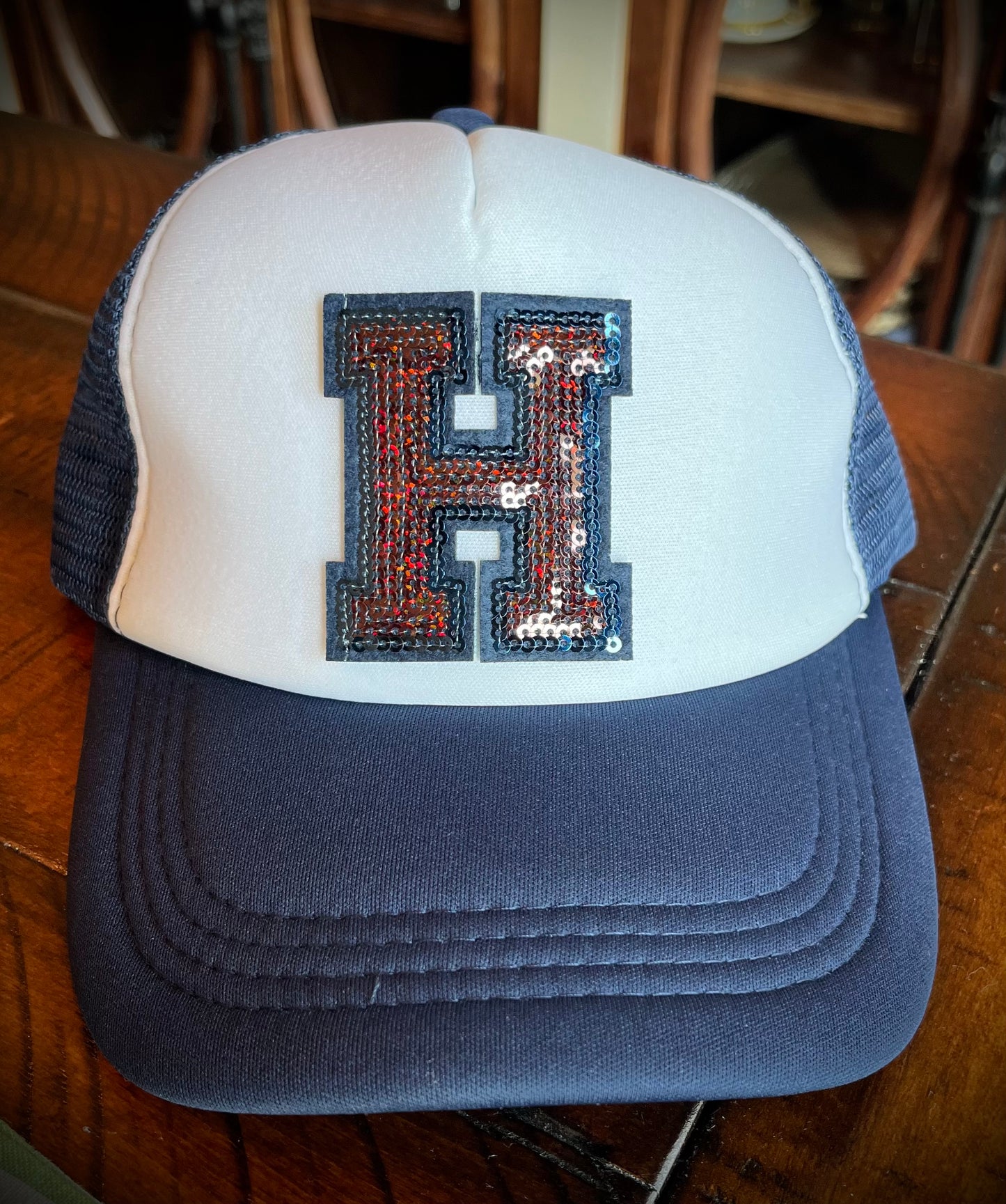 Hannan Sequin Trucker Hat