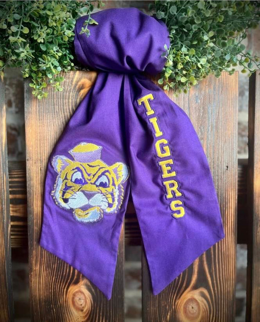 Tigers Wreath Sash