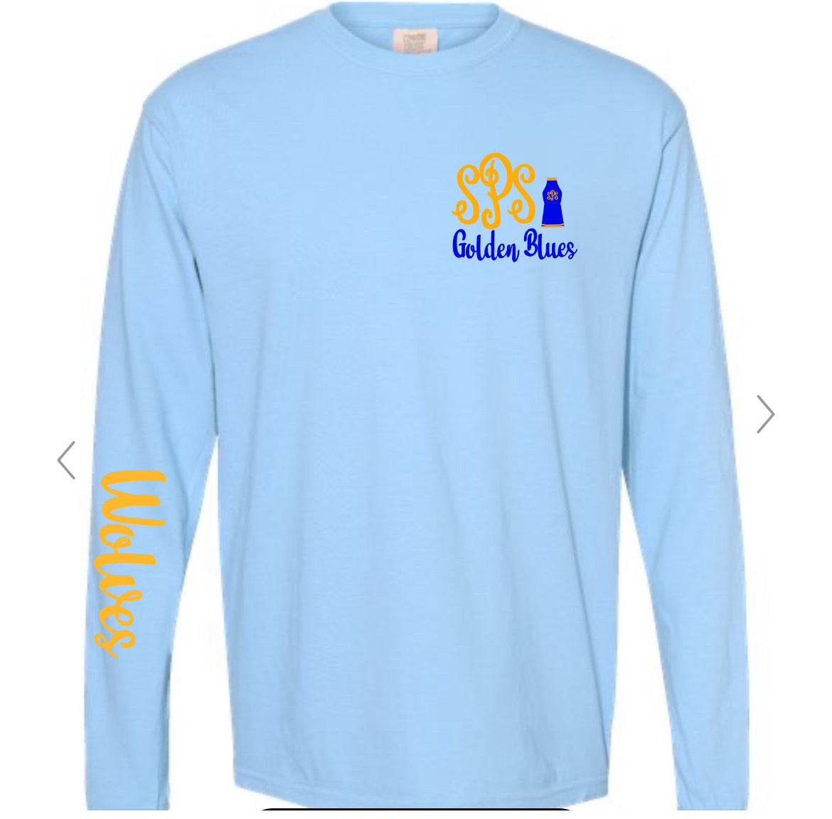 Golden Blues Long Sleeve T-Shirt