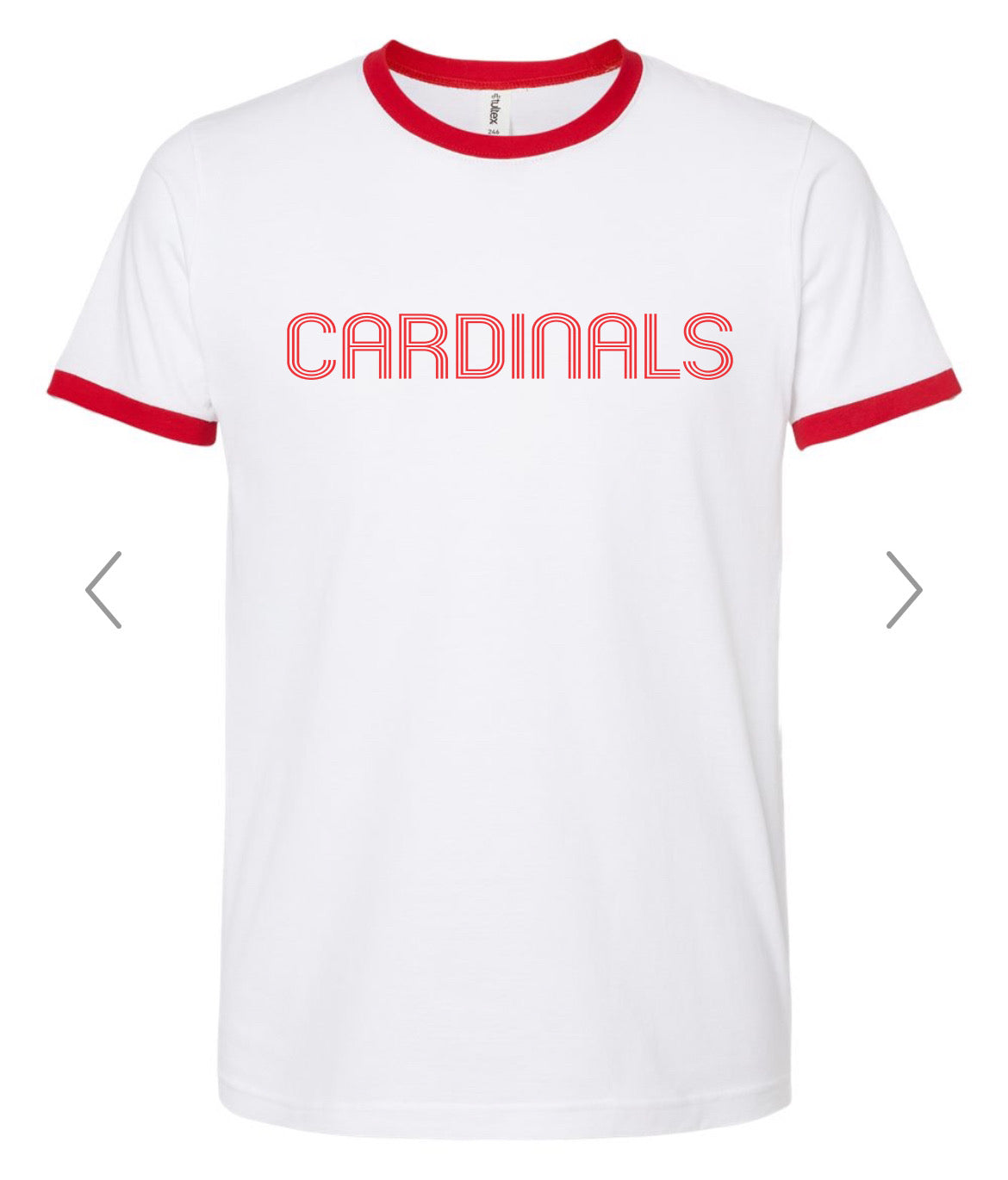 Cardinals Retro Ringer Tee