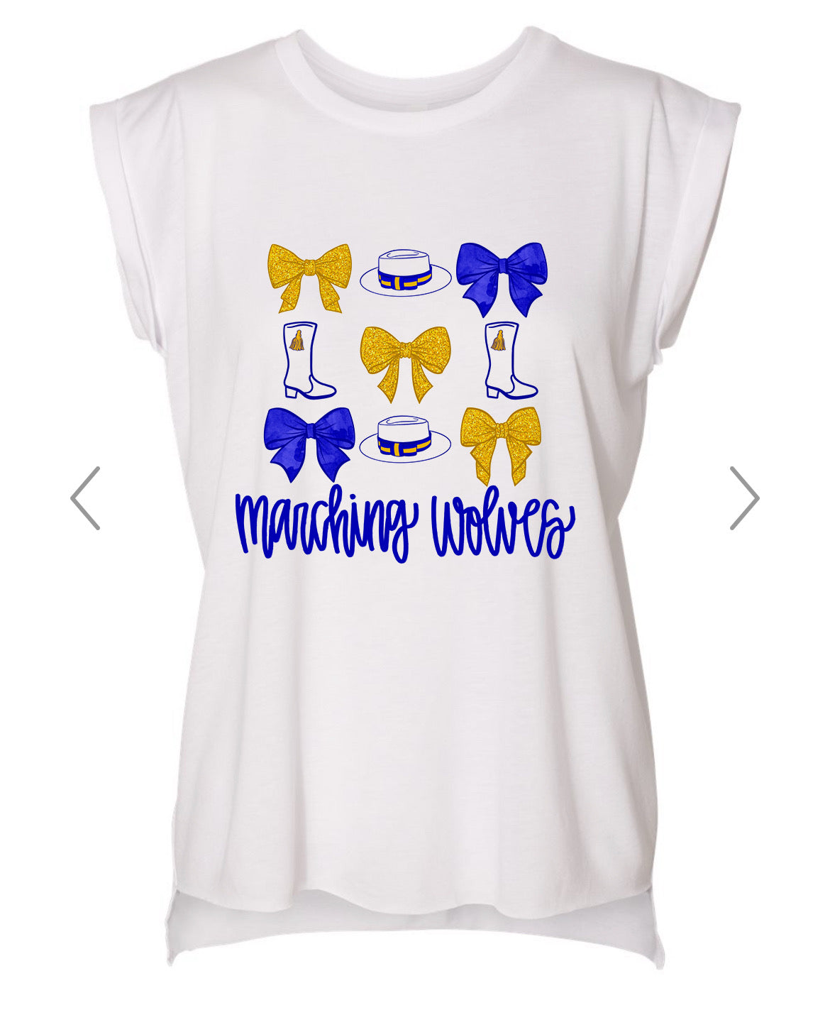 Marching Wolves Women’s Muscle Tee