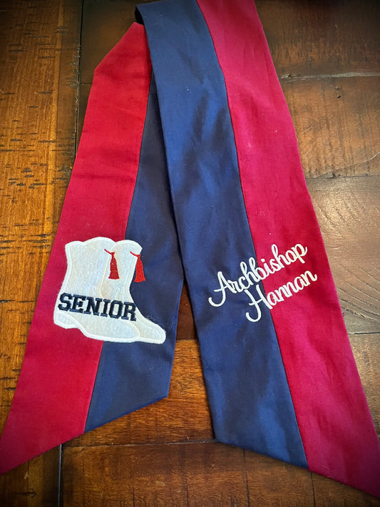 Hannan Hawkette Senior Wreath Sash