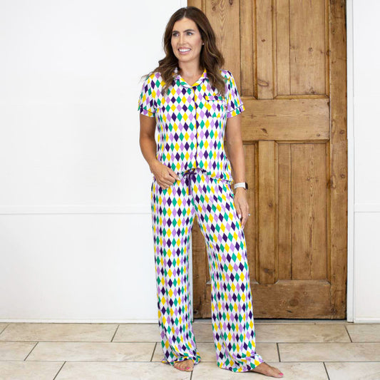 Mardi Harlequin Sleep Pants