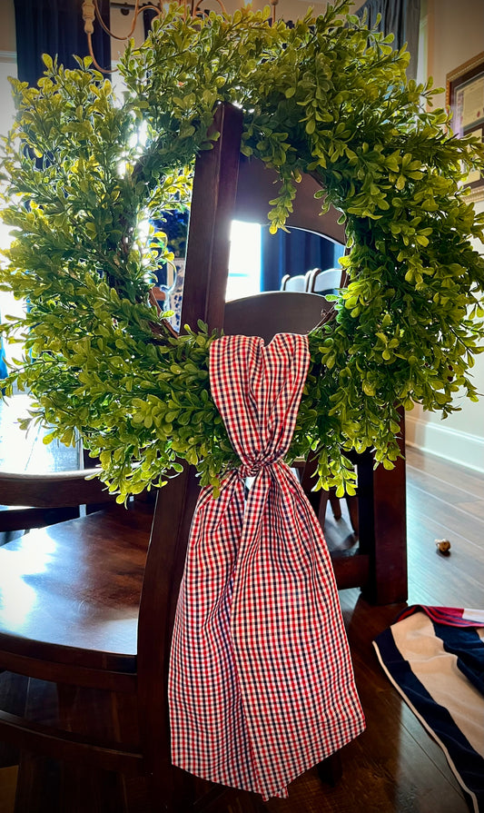 Red, White and Blue 4th of July Wreath Sash