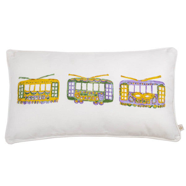 Streetcar Parade Lumbar Pillow