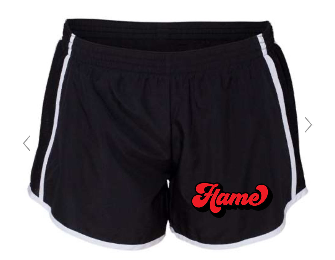 Flame Running Shorts