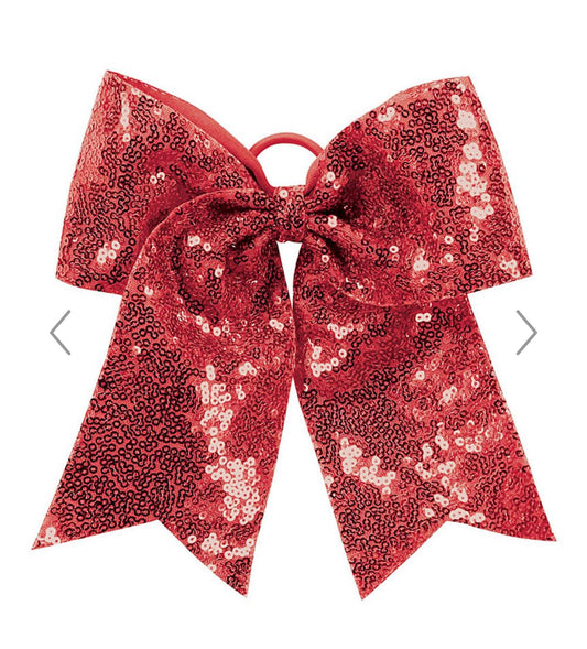 Red Sequin Bow