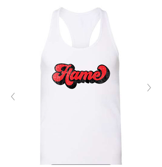 Flame Racerback Tank