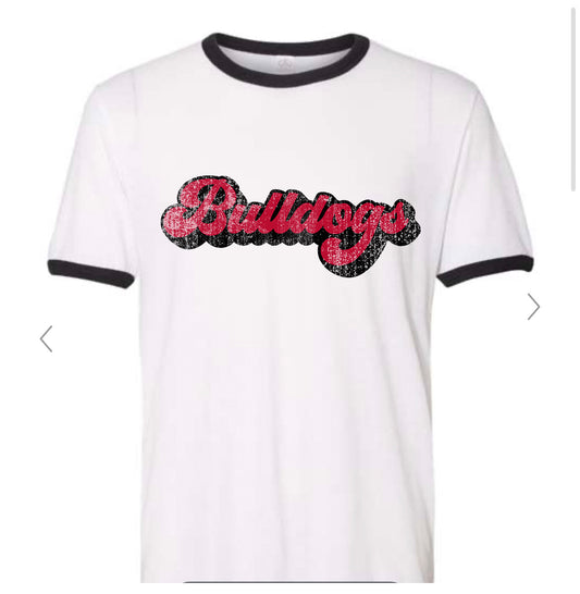 Bulldogs Ringer Tee