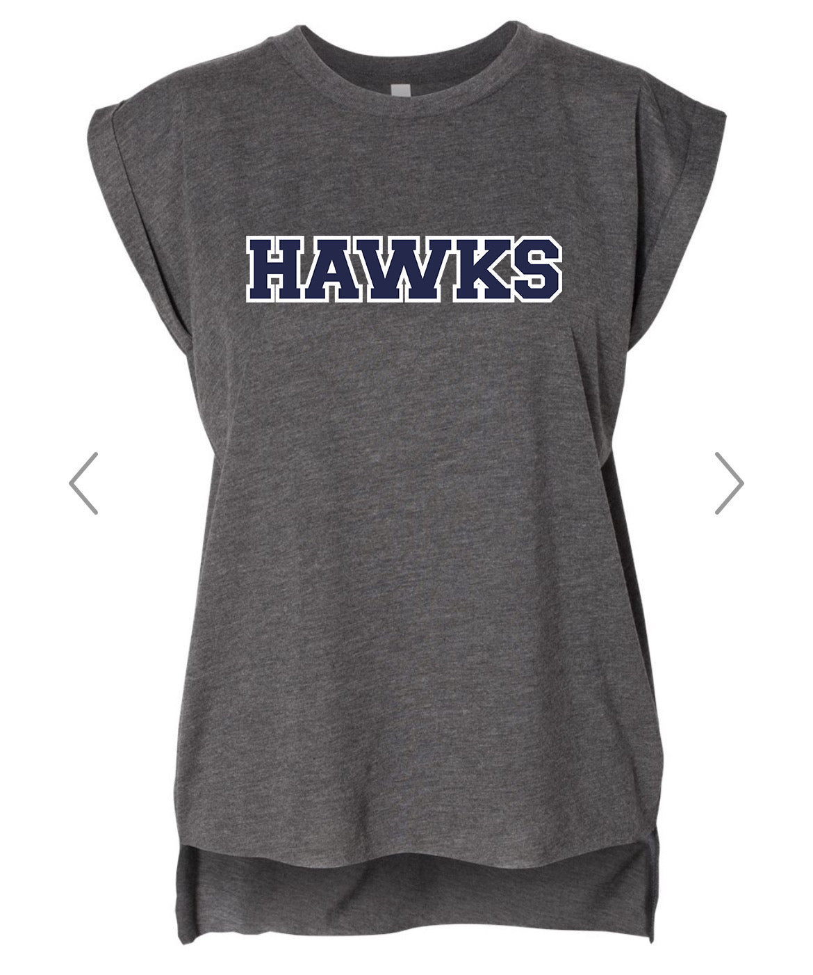 Hawks Grey Muscle Tee