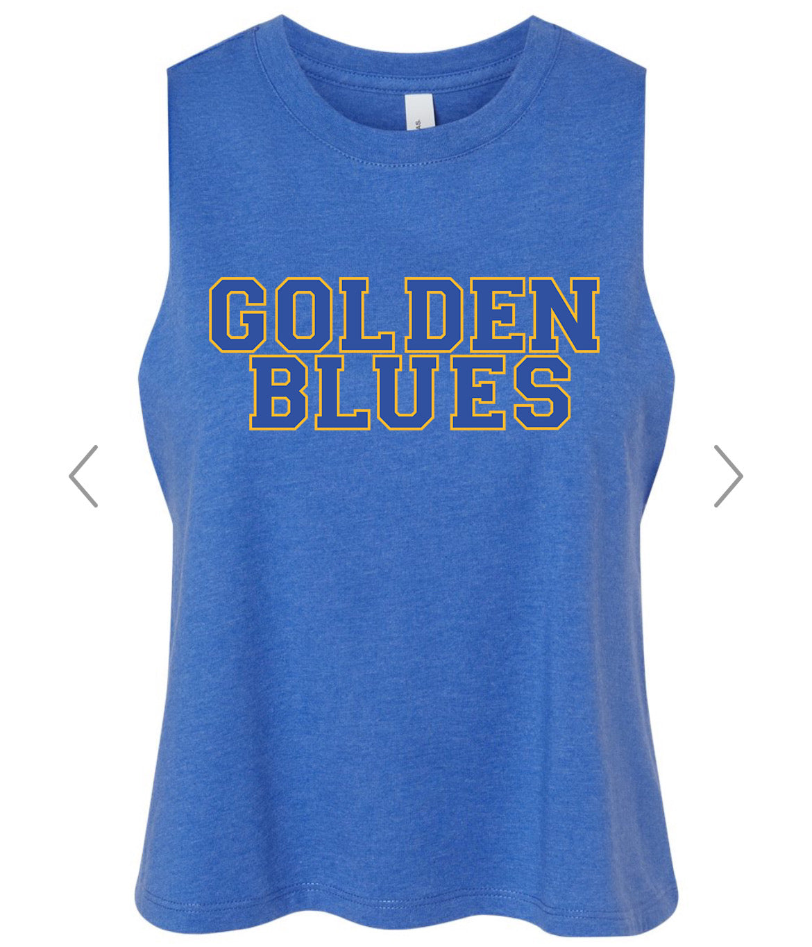 Golden Blues Racerback Tank