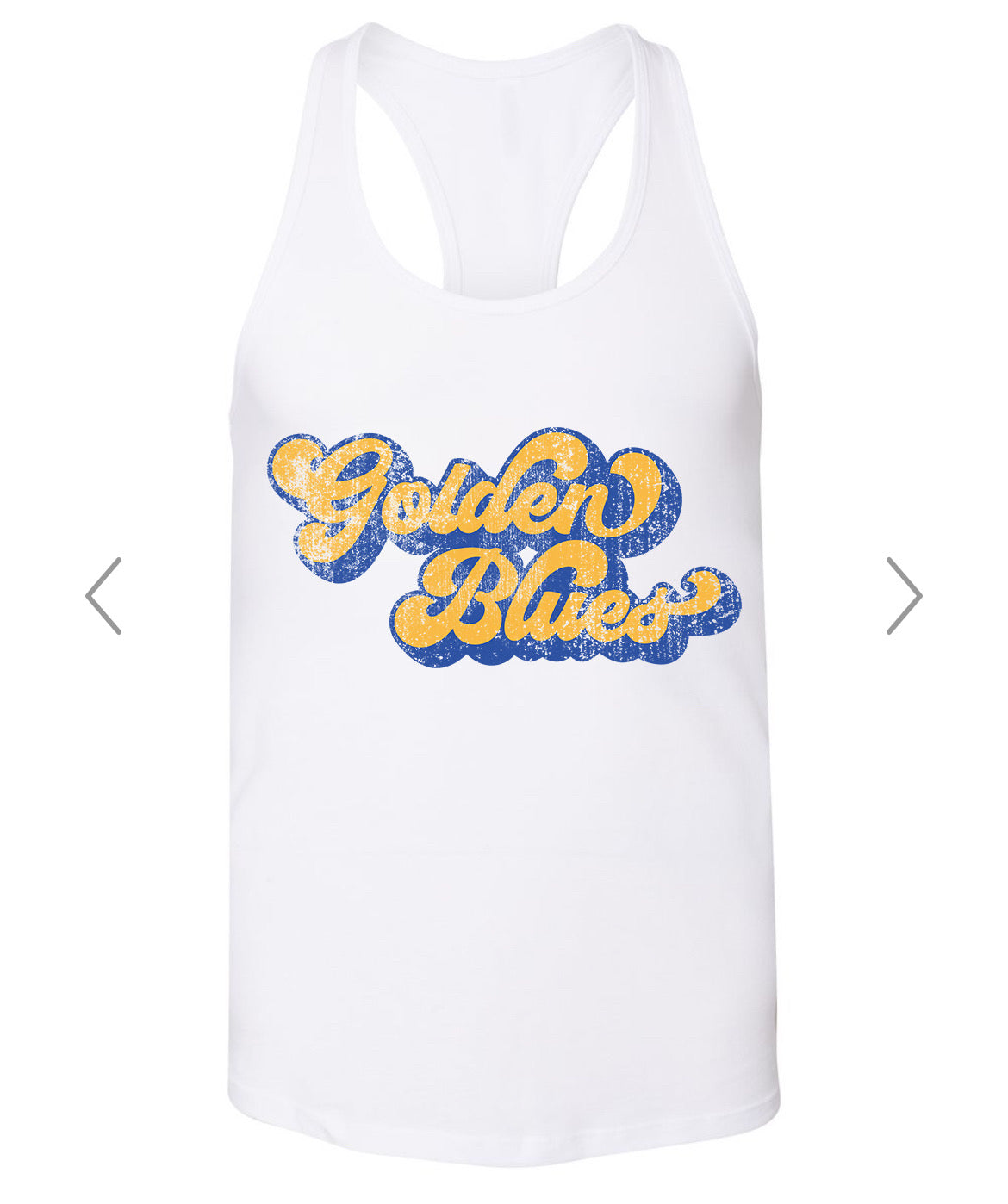 Golden Blues Retro Tank Top