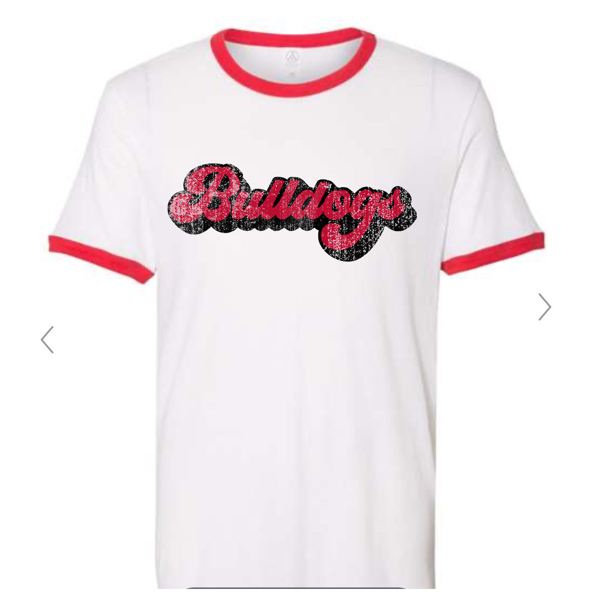 Bulldogs Ringer Tee