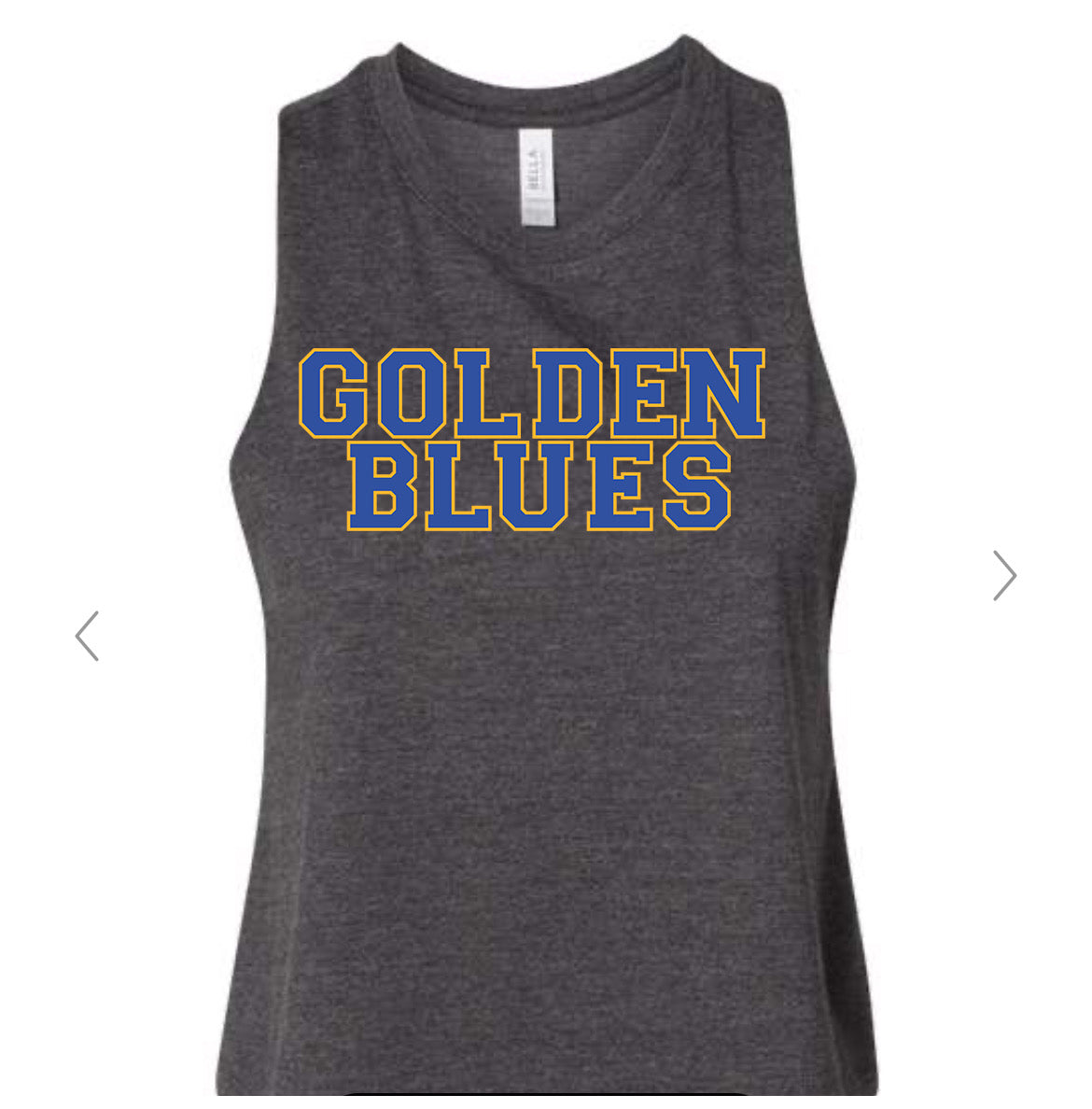 Golden Blues Racerback Tank