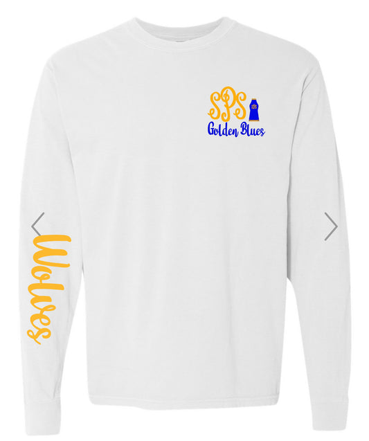 Golden Blues Long Sleeve T-Shirt