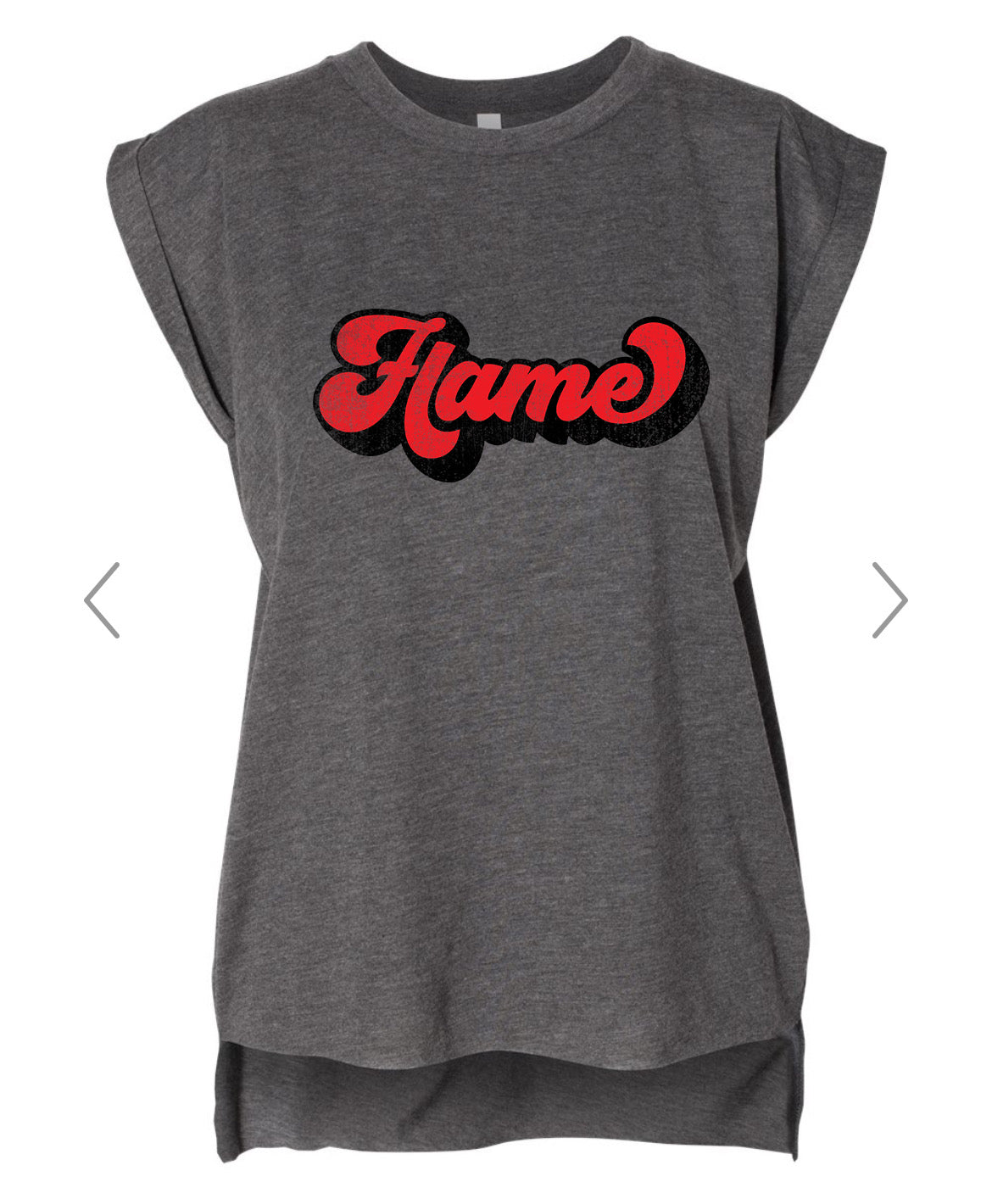 Flame Women’s Muscle Tee