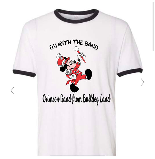 I’m with the band ringer tee