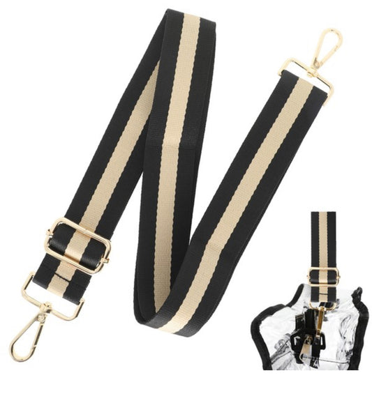 Black and Gold Purse Strap