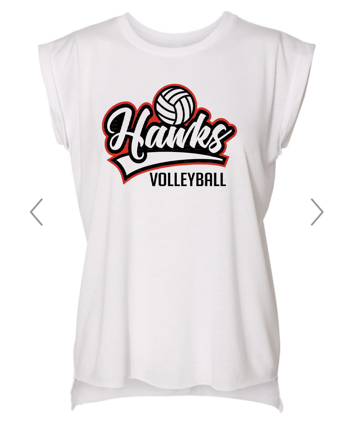 Hawks Volleyball Muscle Tee