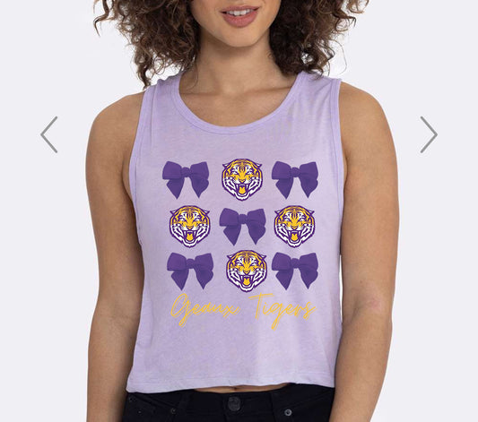 Women’s Festival Tigers and Bows Tank