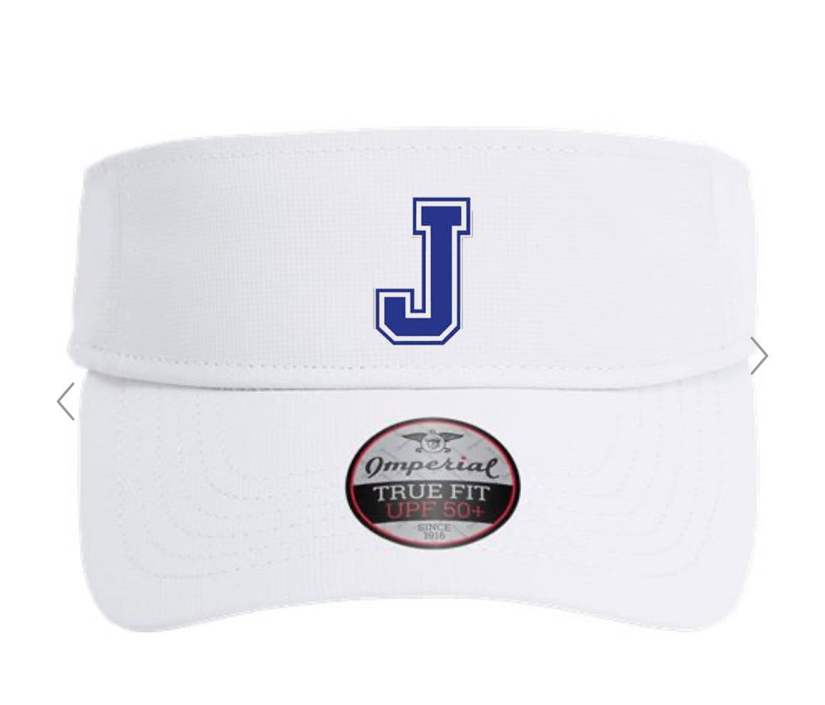 J Embroidered Jesuit Visor