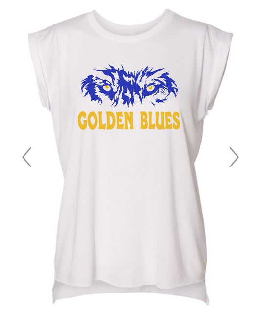 Golden Blues Muscle Tee