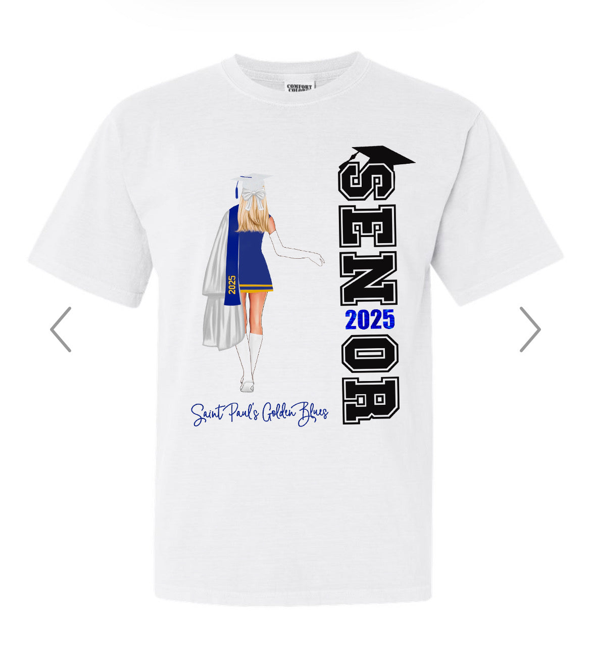 Golden Blue Senior 2025 T-Shirt